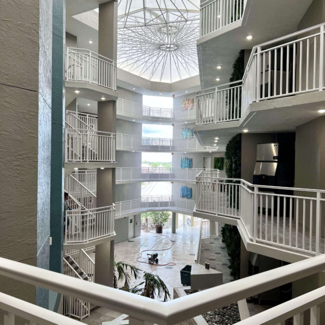 D&J Contracting Group | Sandpiper Atrium